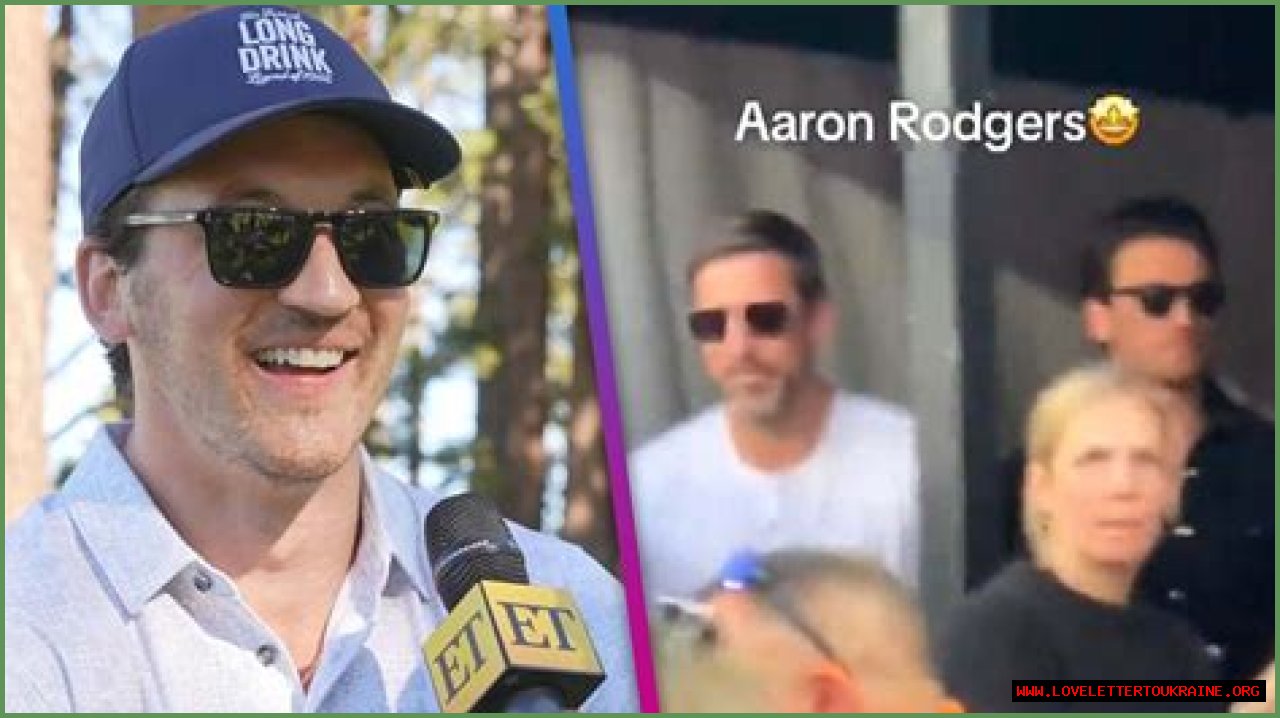 Miles Teller and Aaron Rodgers React to Their Dancing Going Viral at Taylor Swift's Concert (Exclusive)